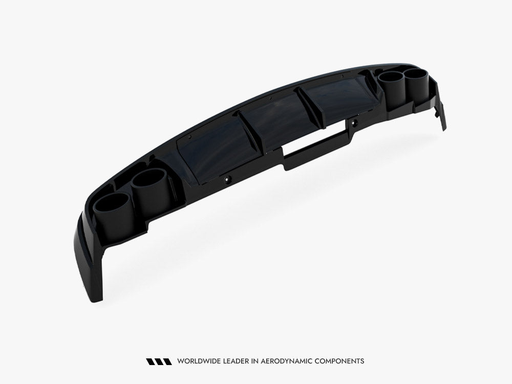 Rear Valance + Exhaust Ends Imitation compatible with Audi A6 Sedan / Avant C8 / C8 Facelift