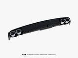 Rear Valance + Exhaust Ends Imitation compatible with Audi A6 Sedan / Avant C8 / C8 Facelift