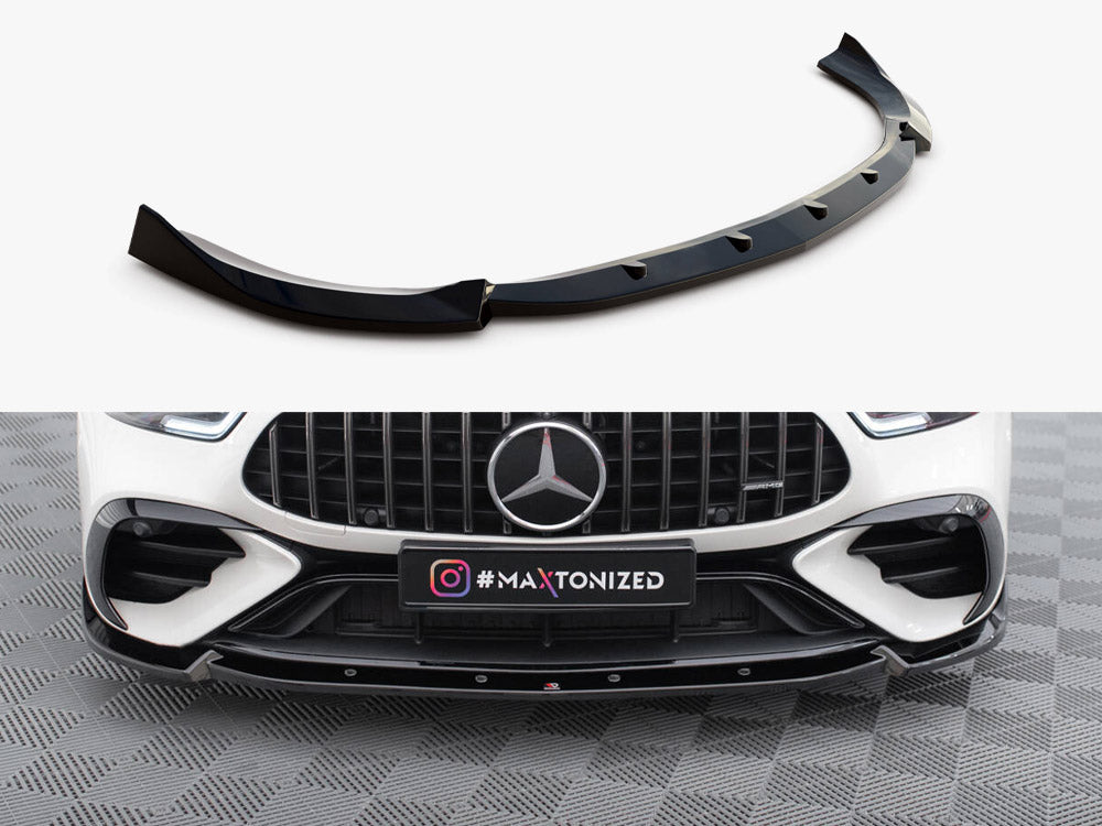 Front Splitter V.2 compatible with Mercedes-AMG GT 43 4 Door Coupe V8 Styling Package