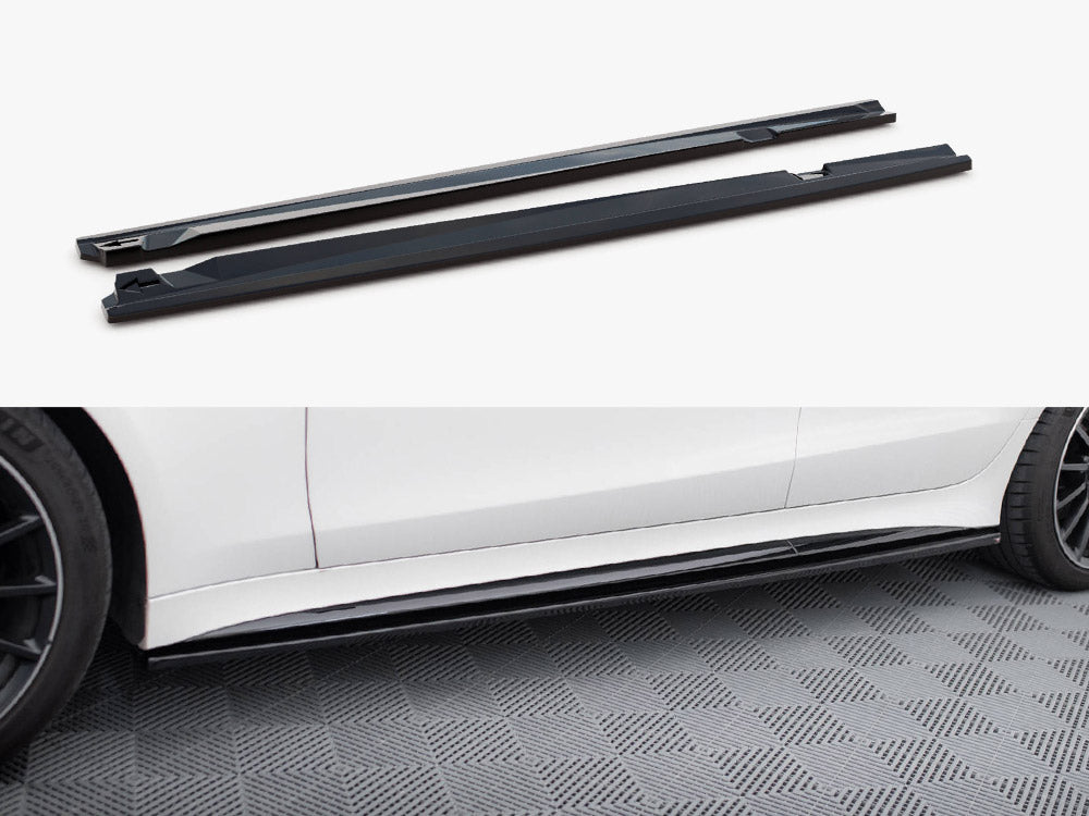 Side Skirts Diffusers compatible with Mercedes-AMG GT 43 4 Door Coupe V8 Styling Package