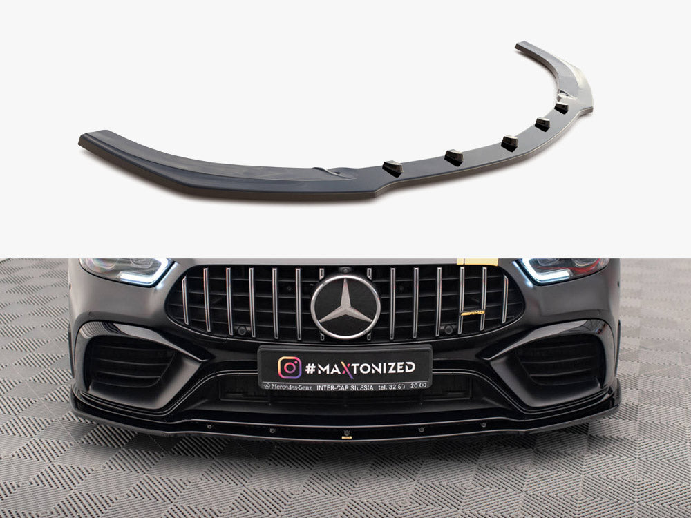 Front Splitter V.2 compatible with Mercedes AMG GT 63S 4-door Coupe Aero