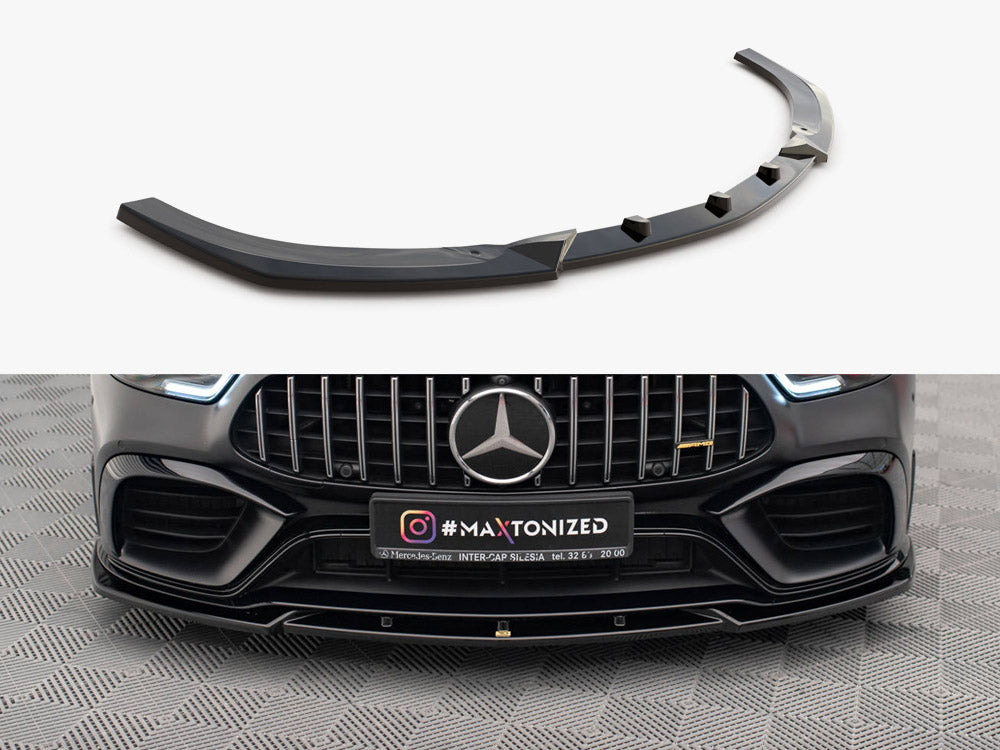 Front Splitter V.3 compatible with Mercedes AMG GT 63S 4-door Coupe Aero