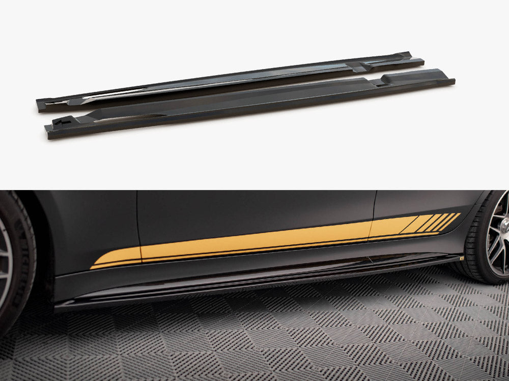 Side Skirts Splitters compatible with Mercedes AMG GT 63S 4-door Coupe