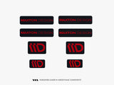 3D Sticker Set Maxton Design - A (Sold AS A PACK OF X8)
