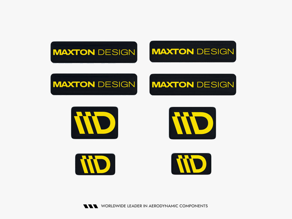 3D Sticker Set Maxton Design - A (Sold AS A PACK OF X8)