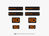 3D Sticker Set Maxton Design - A (Sold AS A PACK OF X8)