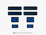 3D Sticker Set Maxton Design - A (Sold AS A PACK OF X8)