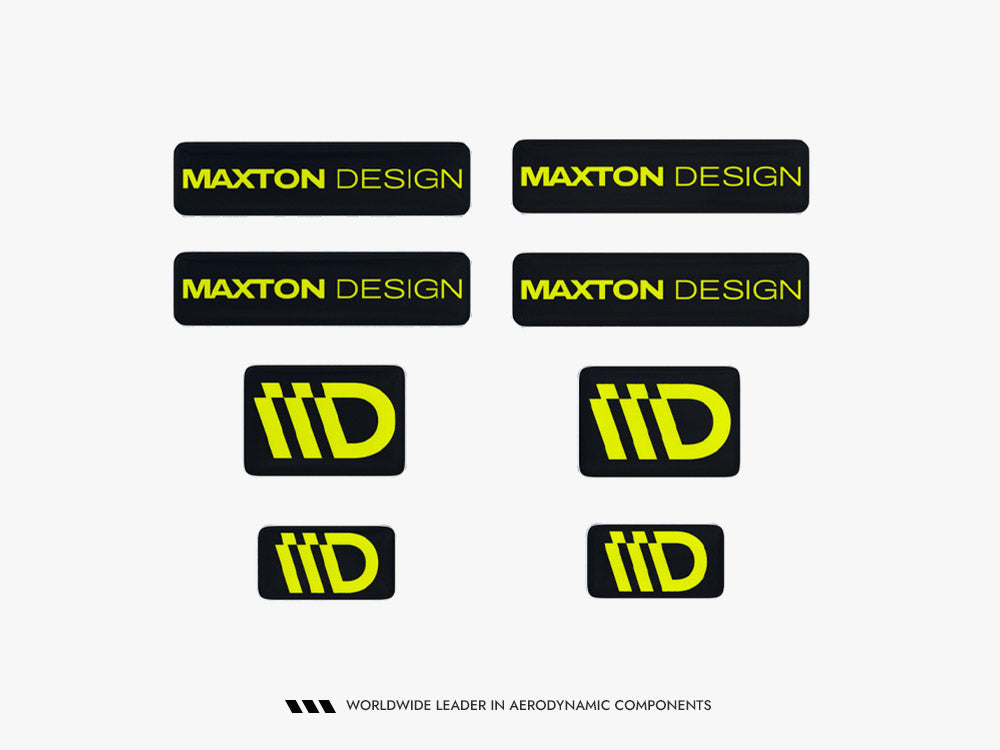 3D Sticker Set Maxton Design - A (Sold AS A PACK OF X8)