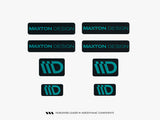 3D Sticker Set Maxton Design - A (Sold AS A PACK OF X8)