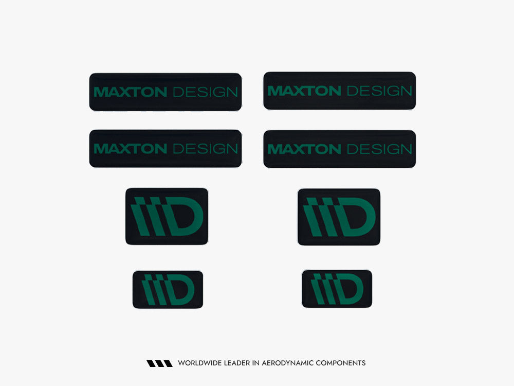 3D Sticker Set Maxton Design - A (Sold AS A PACK OF X8)