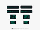 3D Sticker Set Maxton Design - A (Sold AS A PACK OF X8)