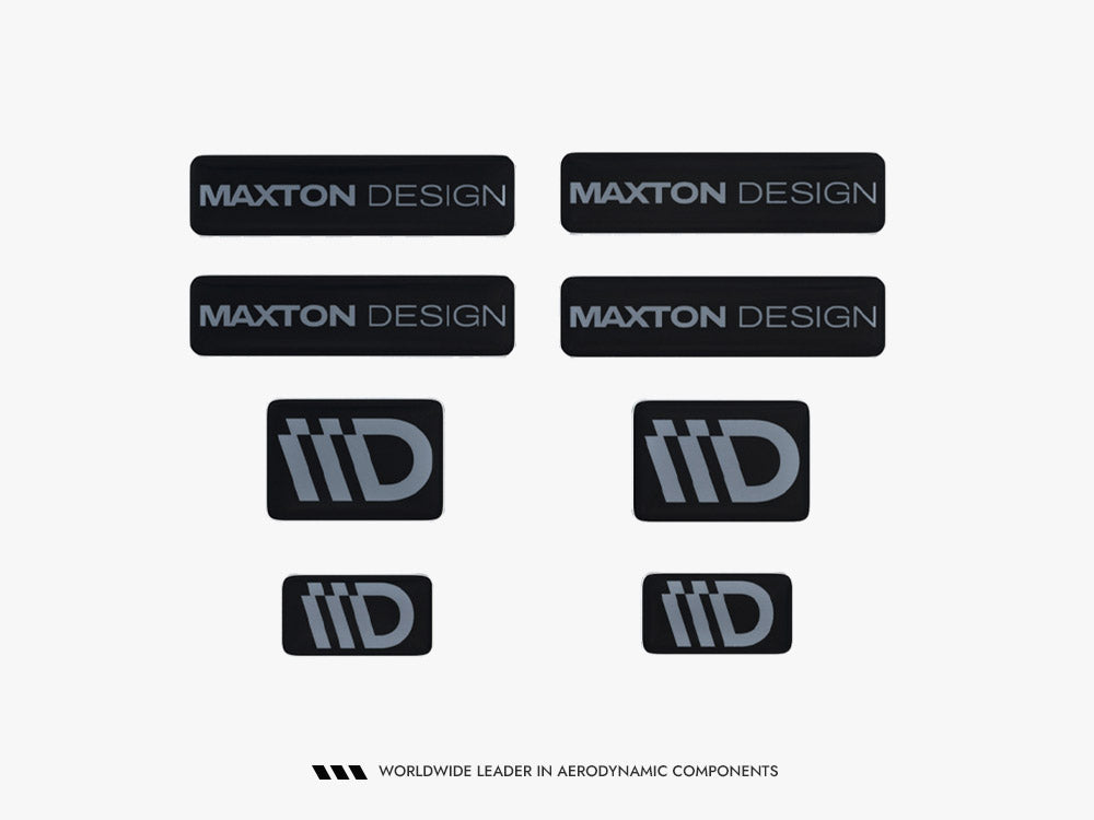 3D Sticker Set Maxton Design - A (Sold AS A PACK OF X8)