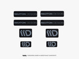 3D Sticker Set Maxton Design - A (Sold AS A PACK OF X8)