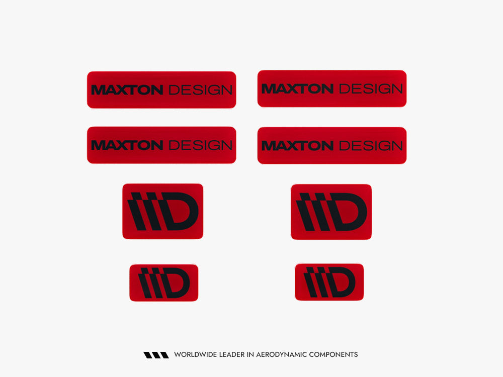 3D Sticker Set Maxton Design - B (Sold AS A PACK OF X8)