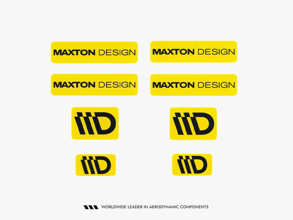 3D Sticker Set Maxton Design - B (Sold AS A PACK OF X8)