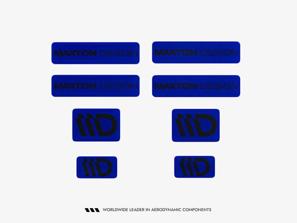 3D Sticker Set Maxton Design - B (Sold AS A PACK OF X8)
