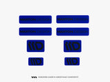 3D Sticker Set Maxton Design - B (Sold AS A PACK OF X8)