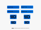 3D Sticker Set Maxton Design - B (Sold AS A PACK OF X8)