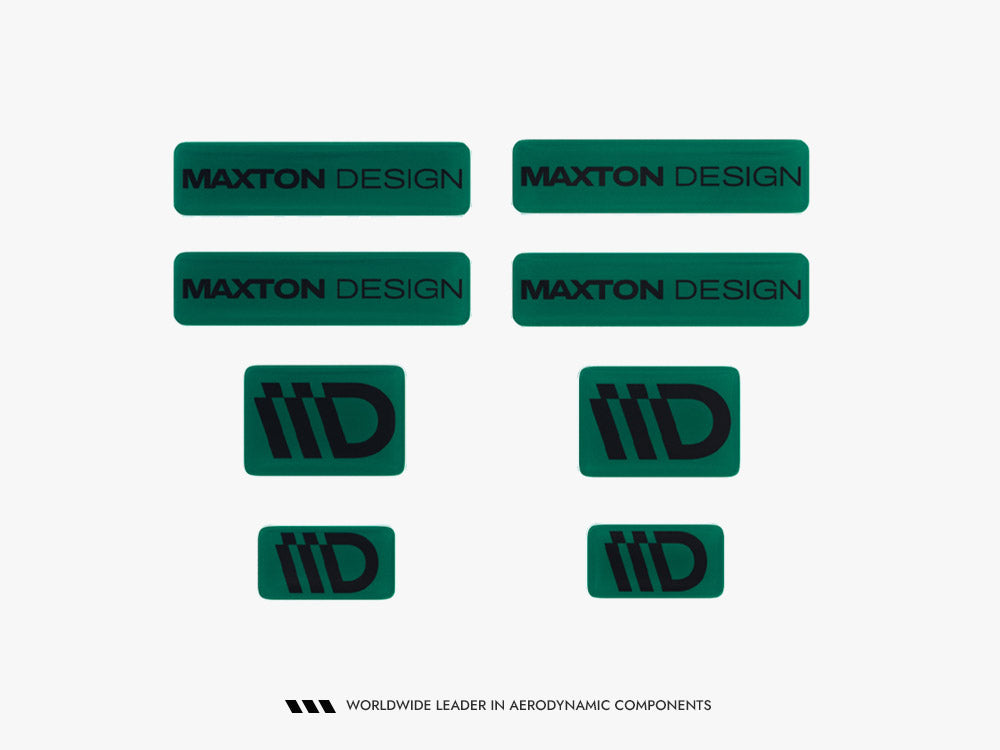 3D Sticker Set Maxton Design - B (Sold AS A PACK OF X8)