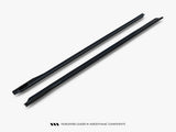 Side Skirt Diffusers V.2 compatible with BMW 740d xDrive M-Pack / 740i xDrive M-Pack G70