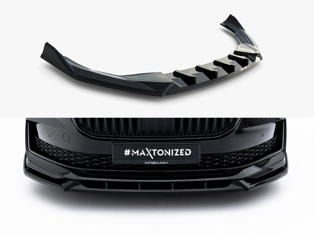Front Splitter V.2 compatible with Skoda Superb Sportline Mk4