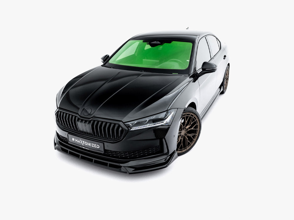 Front Splitter V.2 compatible with Skoda Superb Sportline Mk4