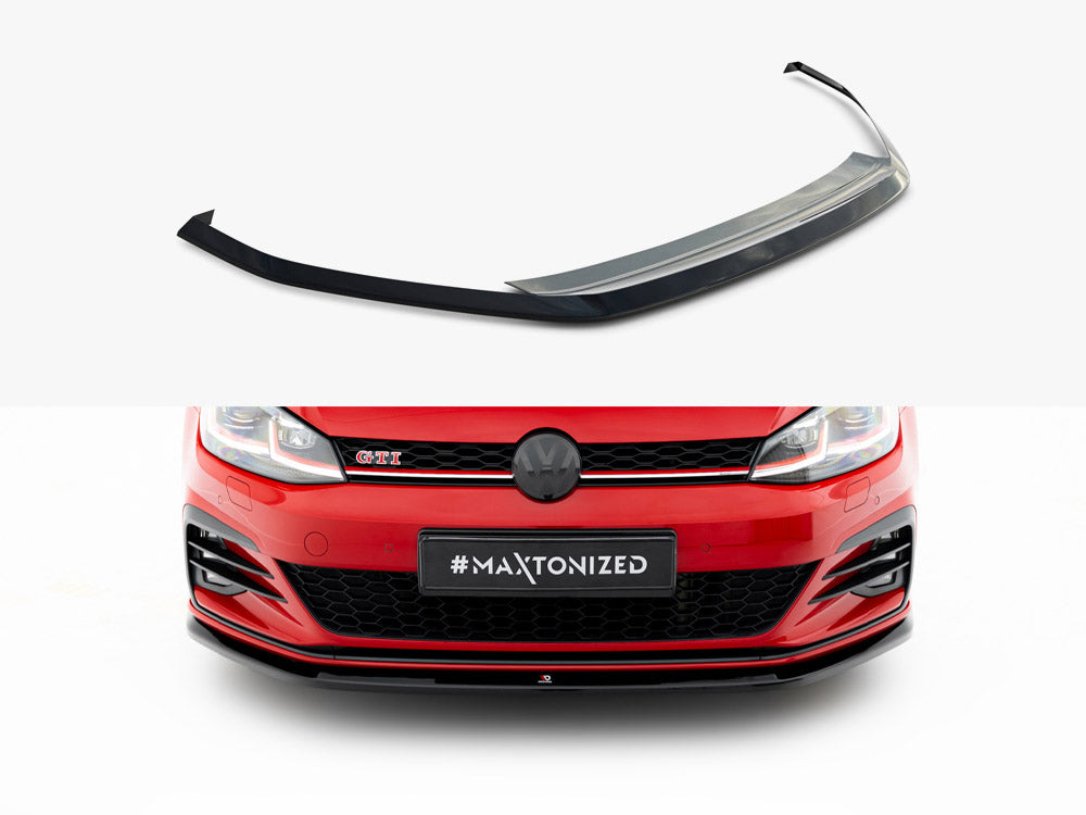 Front Splitter V.3 compatible with Volkswagen Golf GTI / GTD Mk7 Facelift
