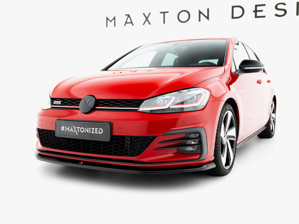 Front Splitter V.3 compatible with Volkswagen Golf GTI / GTD Mk7 Facelift