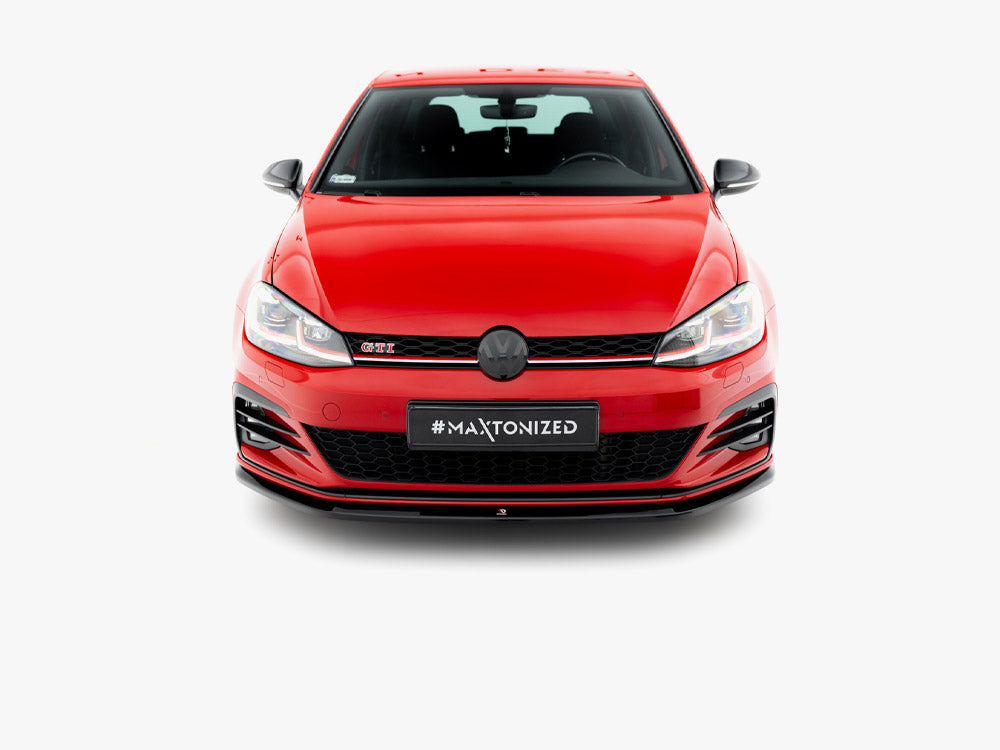 Front Splitter V.3 compatible with Volkswagen Golf GTI / GTD Mk7 Facelift