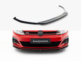 Front Splitter V.4 compatible with Volkswagen Golf GTI / GTD Mk7 Facelift