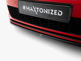 Front Splitter V.4 compatible with Volkswagen Golf GTI / GTD Mk7 Facelift