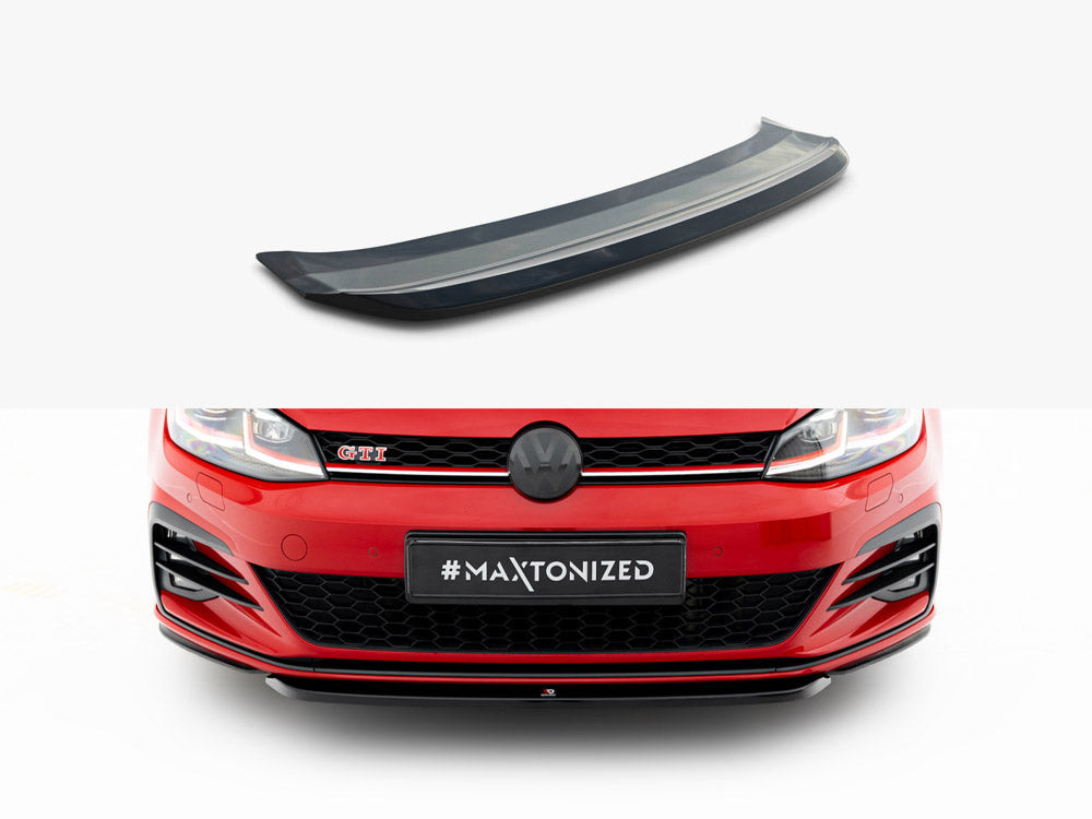 Front Splitter V.5 compatible with Volkswagen Golf GTI / GTD Mk7 Facelift