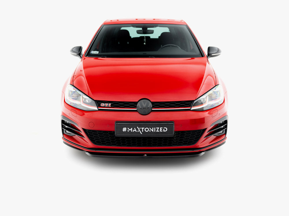 Front Splitter V.5 compatible with Volkswagen Golf GTI / GTD Mk7 Facelift