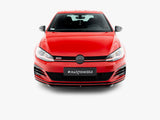 Front Splitter V.5 compatible with Volkswagen Golf GTI / GTD Mk7 Facelift