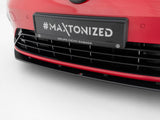 Street PRO Front Splitter compatible with Volkswagen Golf R / R-Line Mk7 Facelift