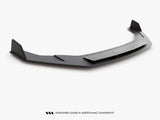 Street PRO Front Splitter V.2 compatible with Volkswagen Golf R / R-Line Mk7 Facelift