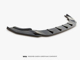 Front Splitter V.9 compatible with Volkswagen Golf R / R-Line Mk7 Facelift