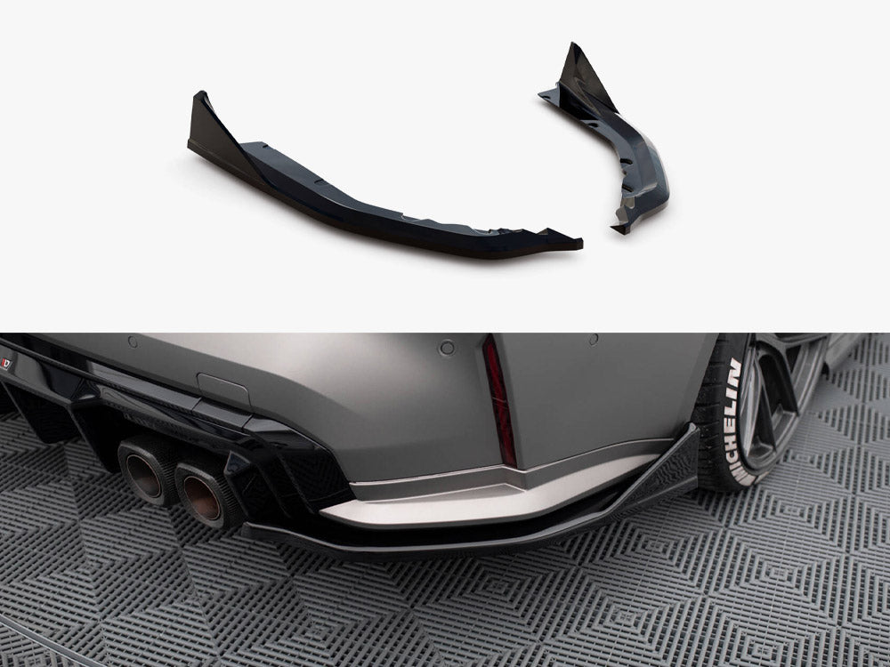 Rear Side Splitters V.5 (For Rear Valance V.1) compatible with BMW M4 G82 / G82 Facelift
