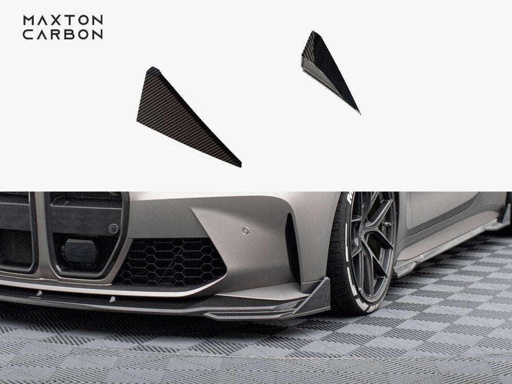 Prepreg Carbon Front Flaps compatible with BMW M4 G82 / G82 Facelift