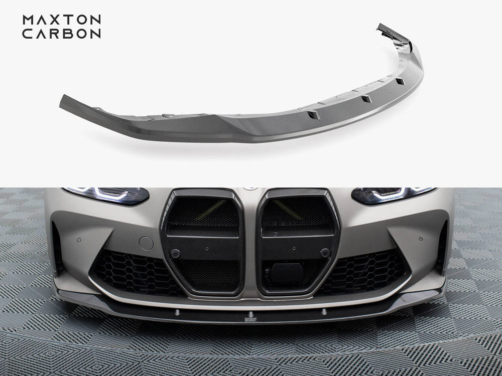 Carbon Fiber Front Splitter V.3 compatible with BMW M4 G82 / M3 G80