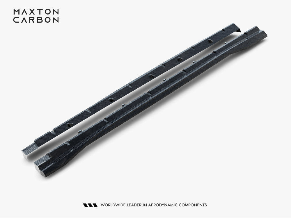 Carbon Fiber Side Skirts compatible with Audi RS Q8 Mk1