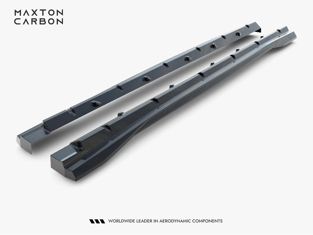 Carbon Fiber Side Skirts compatible with Audi RS Q8 Mk1