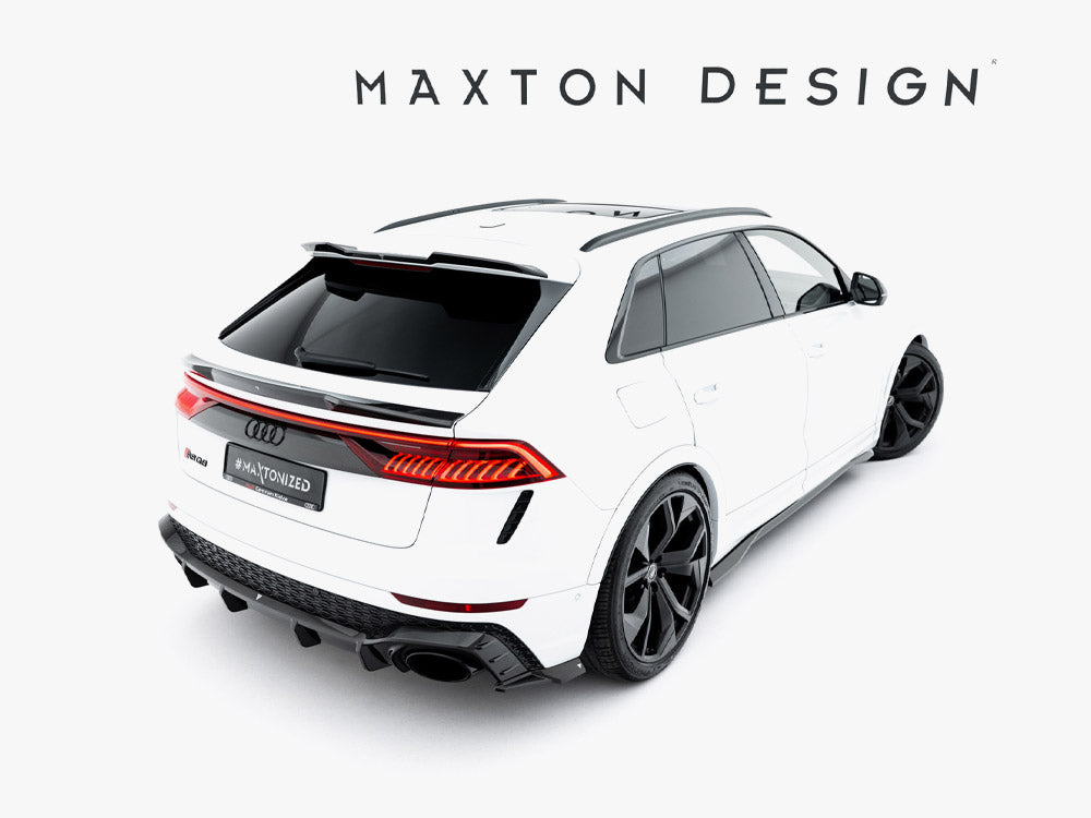Carbon Fiber Tailgate Spoiler (Lower) compatible with Audi RS Q8 / SQ8 / Q8 S Line / Q8 Mk1