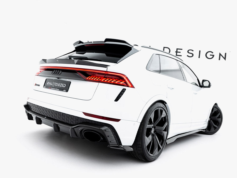 Carbon Fiber Rear Side Splitters compatible with Audi RS Q8 Mk1