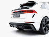 Carbon Fiber Rear Side Splitters compatible with Audi RS Q8 Mk1