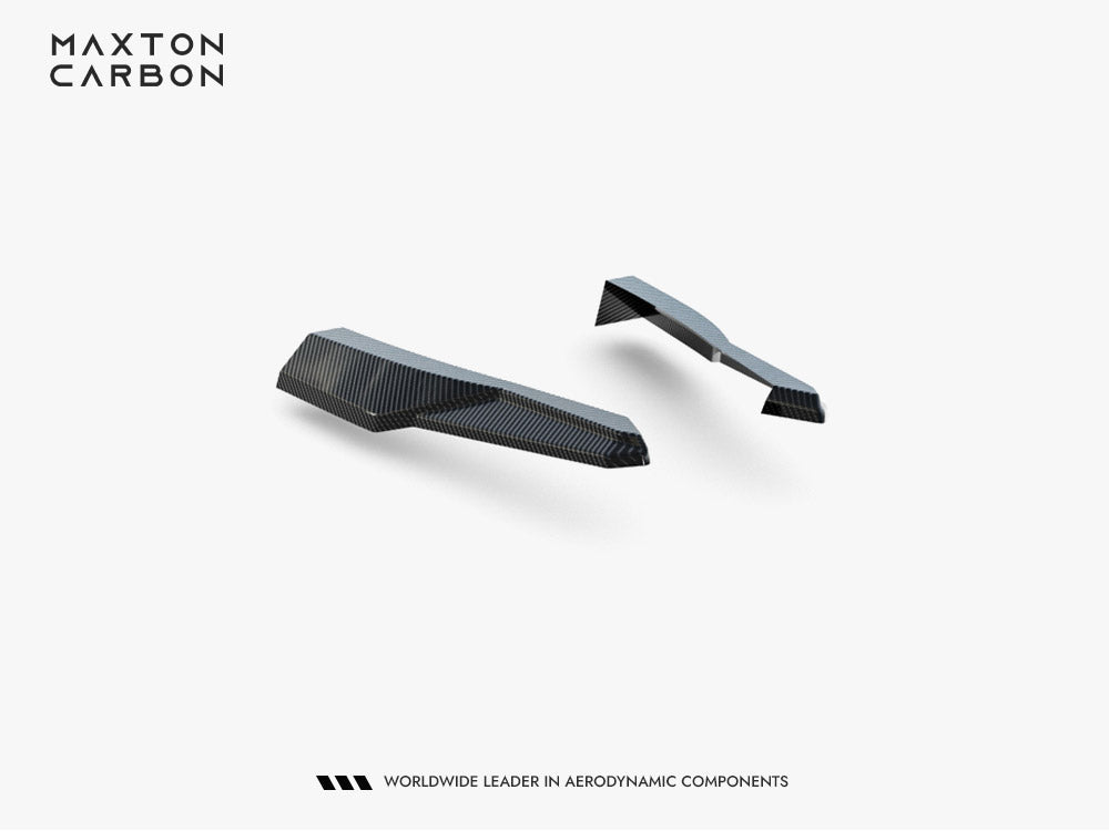 Carbon Fiber Rear Side Splitters compatible with Audi RS Q8 Mk1