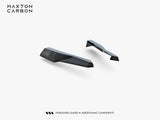 Carbon Fiber Rear Side Splitters compatible with Audi RS Q8 Mk1