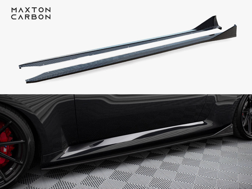 Carbon Fiber Side Skirts compatible with BMW M2 G87