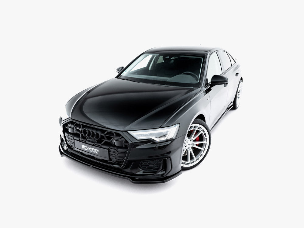 Front Splitter V.1 compatible with Audi A6 S Line / S6 C8 / C8 Facelift