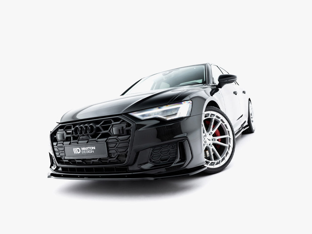 Front Splitter V.2 compatible with Audi A6 S Line / S6 C8 / C8 Facelift